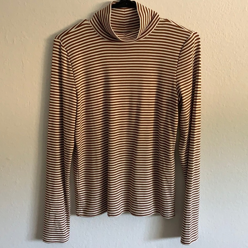 striped turtleneck